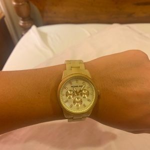 Ivory Michael Kors Watch